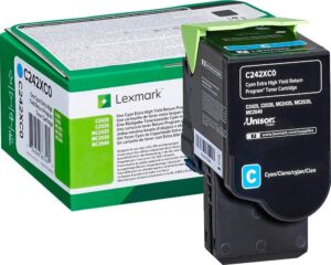 Lexmark Toner C242XC0 Cyan 3.5K