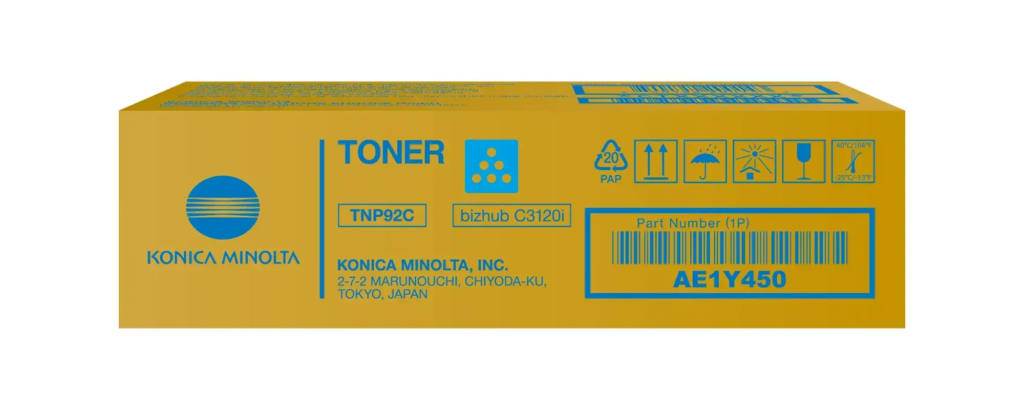 Minolta Toner TNP-92C AE1Y450 Cyan 4K